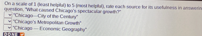 Solved: On a scale of 1 (least helpful) to 5 (most helpful), rate each ...