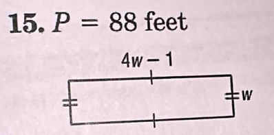 P=88 feet