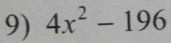 4x^2-196