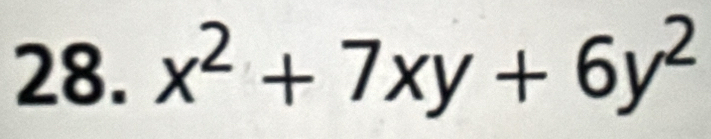 x^2+7xy+6y^2