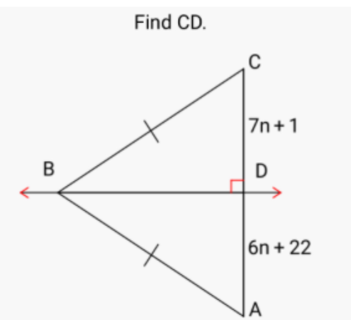 Find CD.