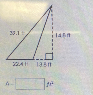 A=□ ft^2