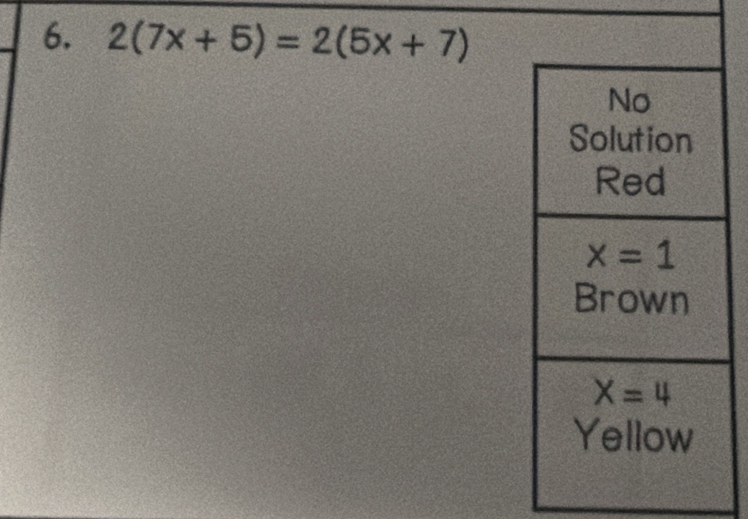 2(7x+5)=2(5x+7)