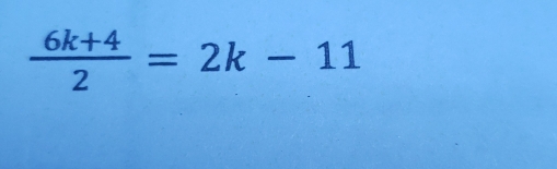  (6k+4)/2 =2k-11