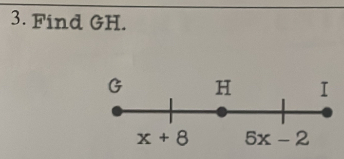 Find GH.