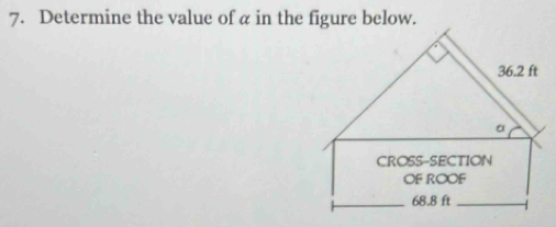 Determine the value of a in the figure below.