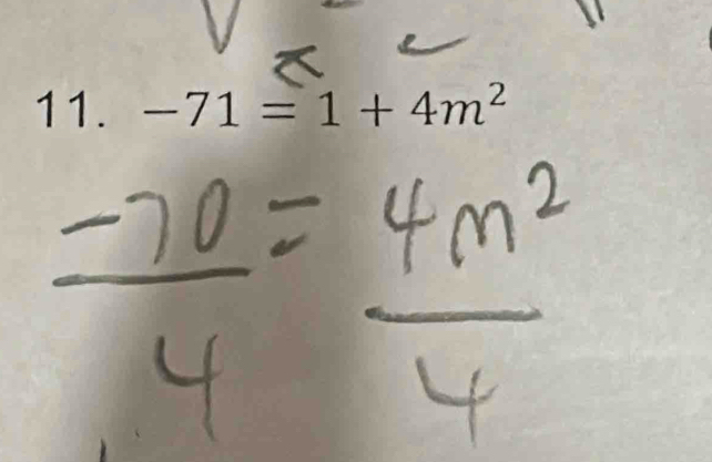 -71=1+4m^2