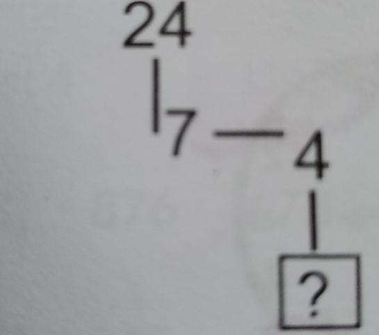 beginarrayr 24 |7-4endarray
| 
= ∠ COR° □  
?