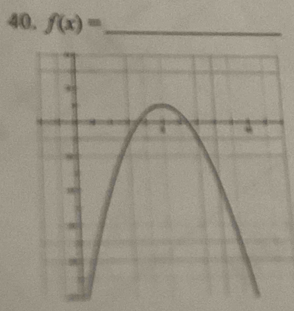 f(x)= _