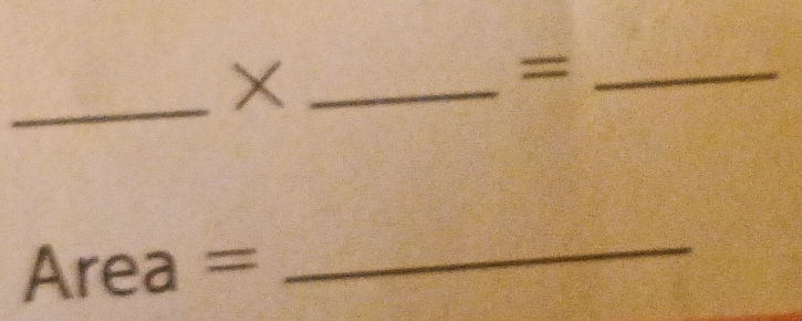 X_ 
_=
Area =
_