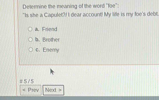 Solved: Determine the meaning of the word 