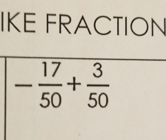 IKE FRACTION