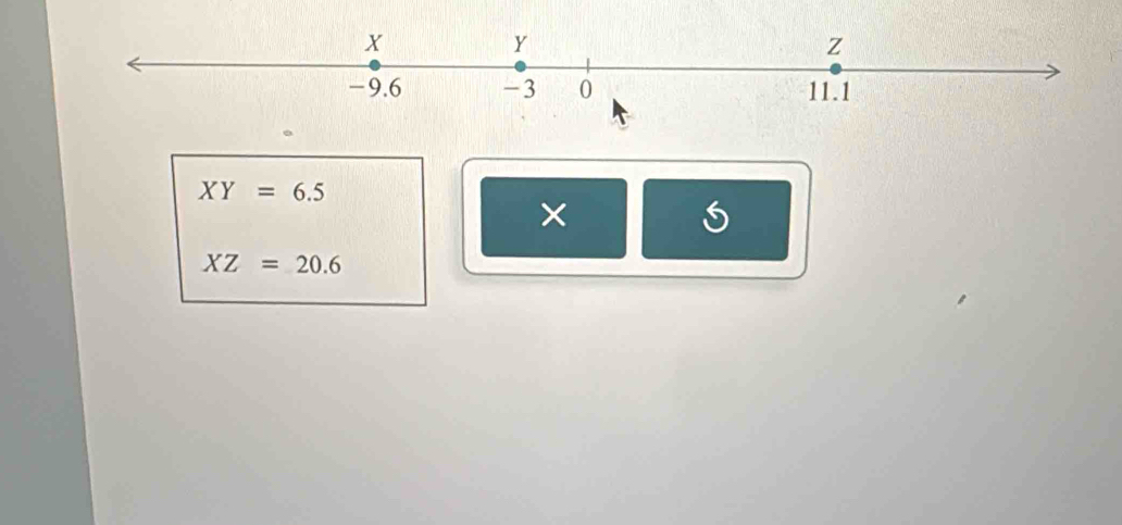 XY=6.5
×
XZ=20.6