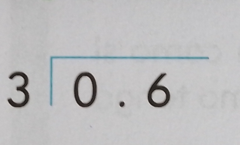 beginarrayr 3encloselongdiv 0.6endarray