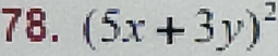 (5x+3y)^2