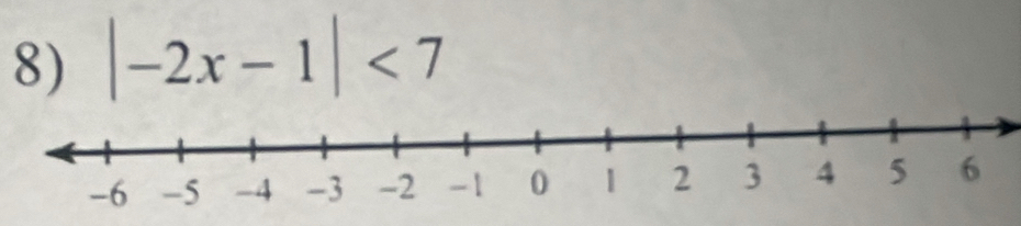 |-2x-1|<7</tex>