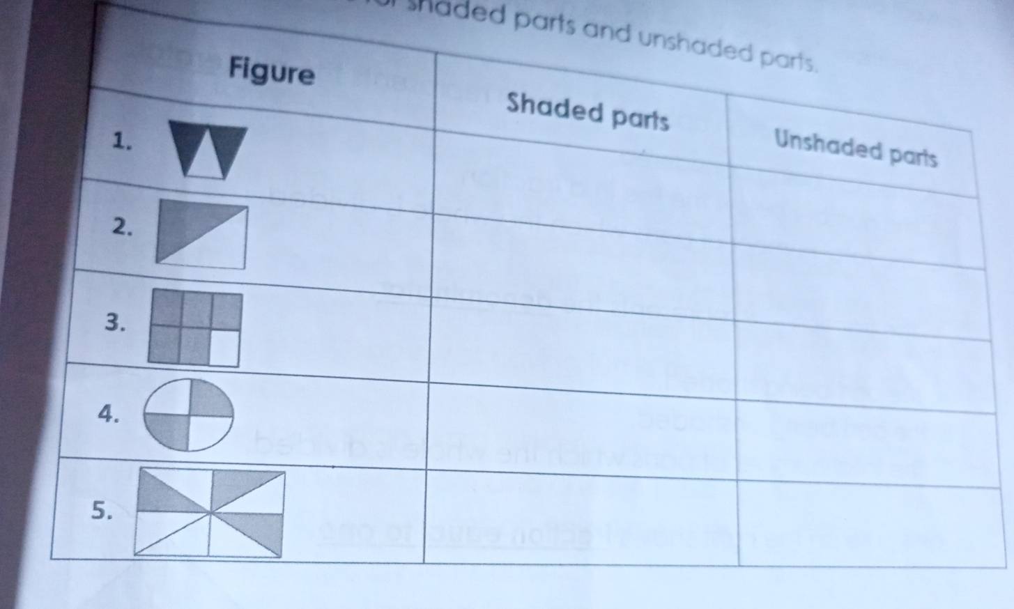 shaded parts a