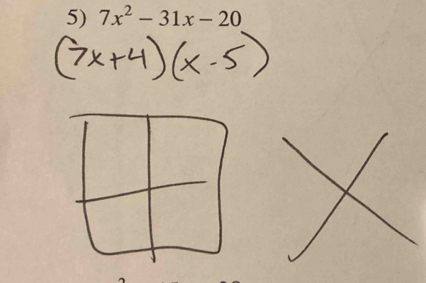 7x^2-31x-20