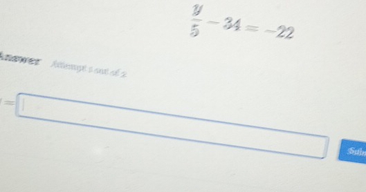  y/5 -34=-22
Atlengé s aut cố 2
=□
Sub