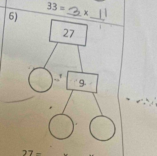 33= _ x
27=