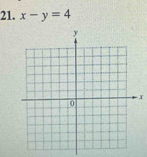 x-y=4
x