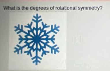 What is the degrees of rotational symmetry?