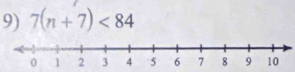 7(n+7)<84</tex>