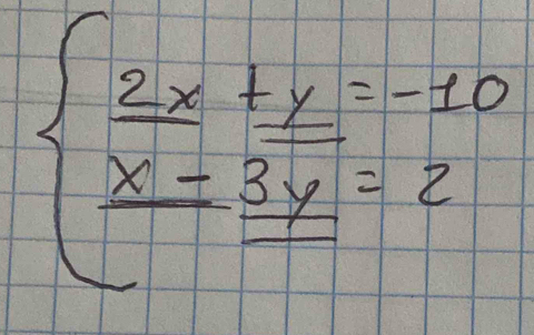 beginarrayl  (2x+y)/x-3y =2endarray.