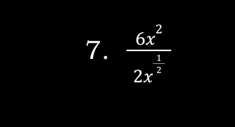 frac 6x^22x^(frac 1)2