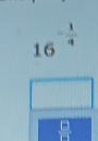 16^(-frac 1)4
 □ /□  