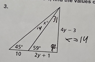 the values c