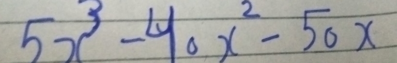 5x^3-40x^2-50x