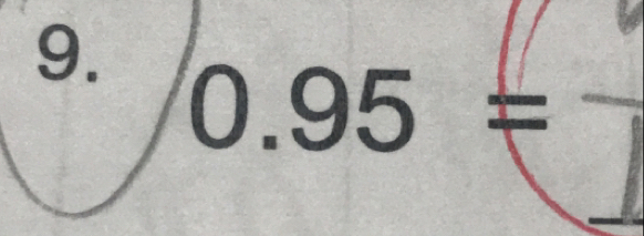 0.95=
f(x)= 1/2 )