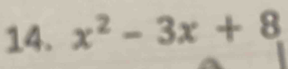 x^2-3x+8