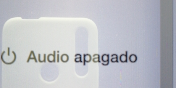 Audio apagado