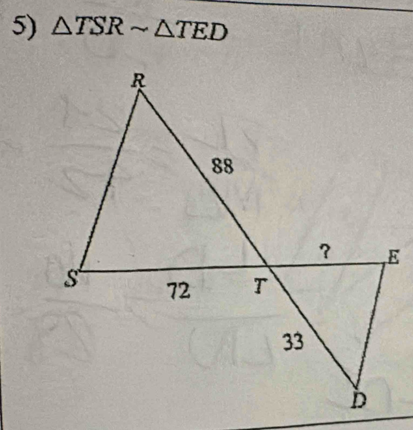 △ TSRsim △ TED