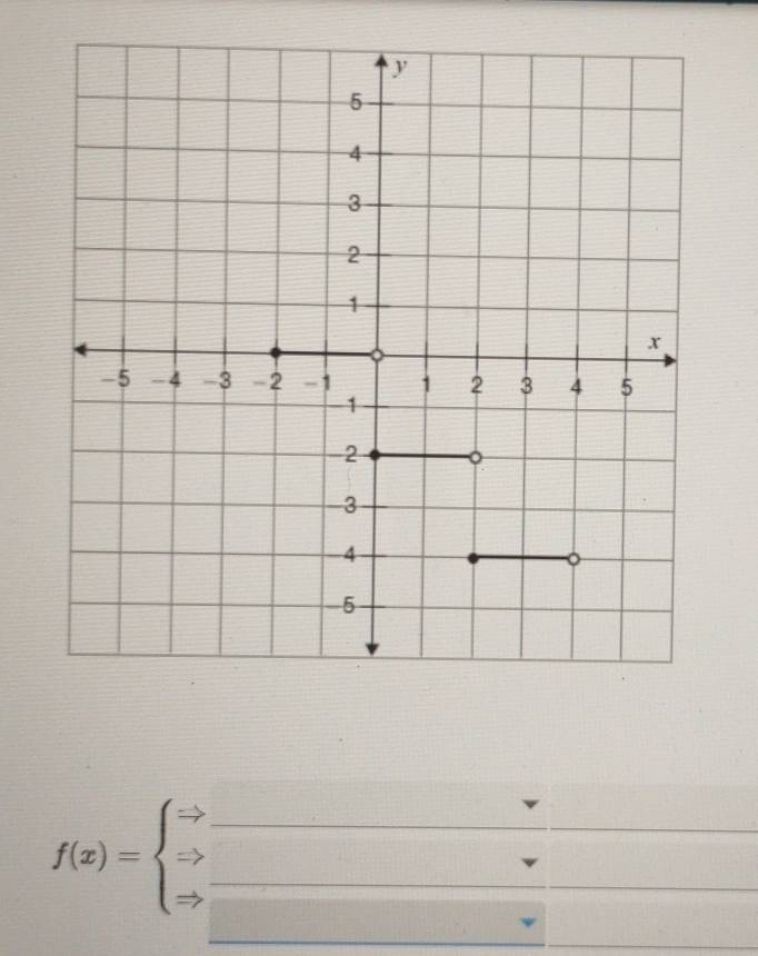 f(x)=beginarrayl = = =endarray. __ 
_