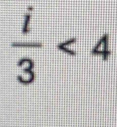  i/3 <4</tex>