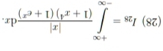 xp ((x^3+1)(x+1))/|x| ∈tlimits _∈fty t=^∈fty (87)