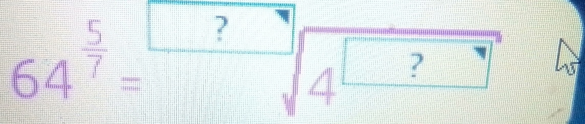 6.1^(frac 5)7=□^(□)sqrt(4^(□))