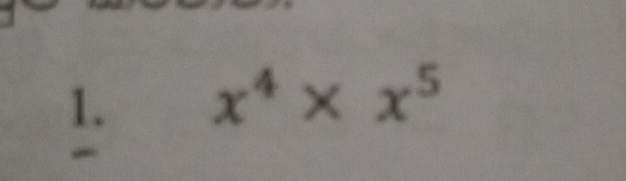 x^4* x^5