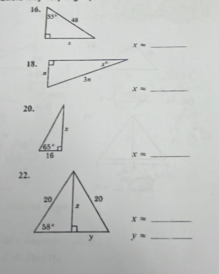 x=
18.
xapprox _
20.
_ x=
22.
_ x=
yapprox _