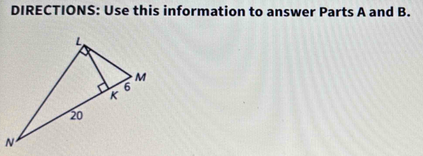 DIRECTIONS: Use this information to answer Parts A and B.