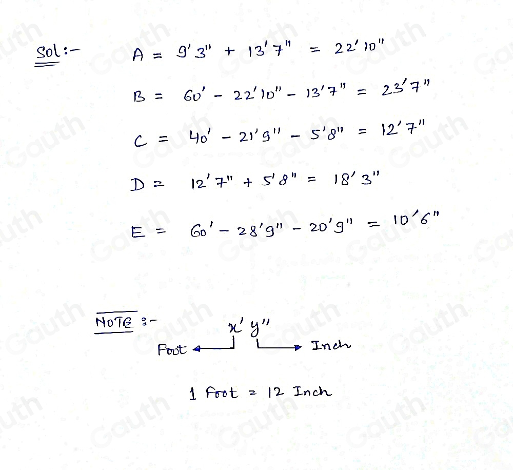 Solved: Find the missing dimensions in the dimension strings below. [Math]