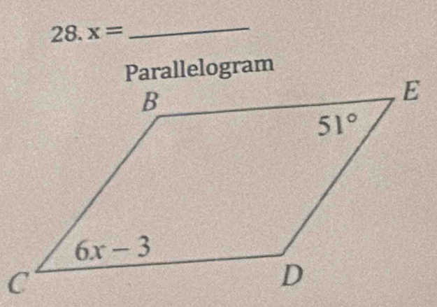 2 8 x= _