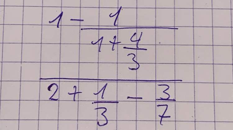 frac 1-frac 14 1/3 +frac 1  1/2  1/3 - 2/2 