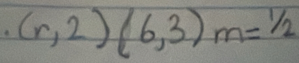 (r,2)(6,3)m=1/2