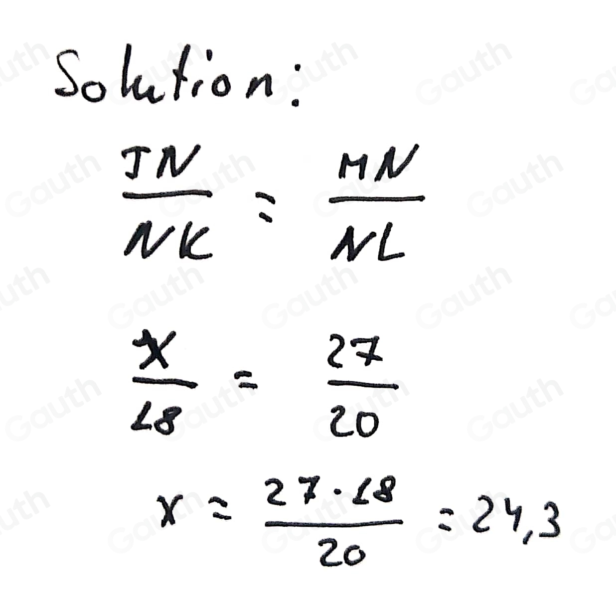 Solved: Given the circle below with chords overline JK and overline LM ...