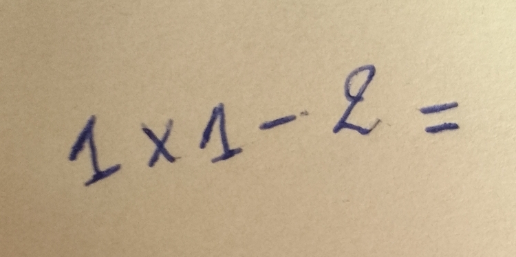 1* 1-2=