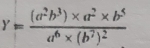 y=frac (a^2b^3)* a^2* b^5a^6* (b^7)^2